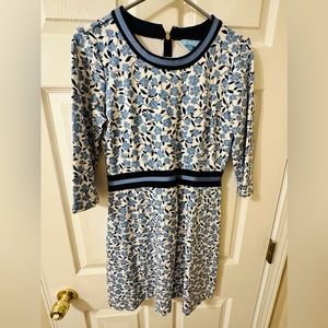 Draper James blue floral dress, Size S.